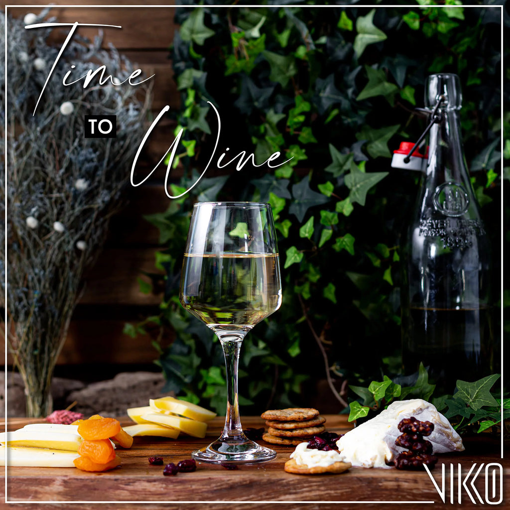 9.5 Ounce Clear Glass Wine Glasses Set of 6 N921134