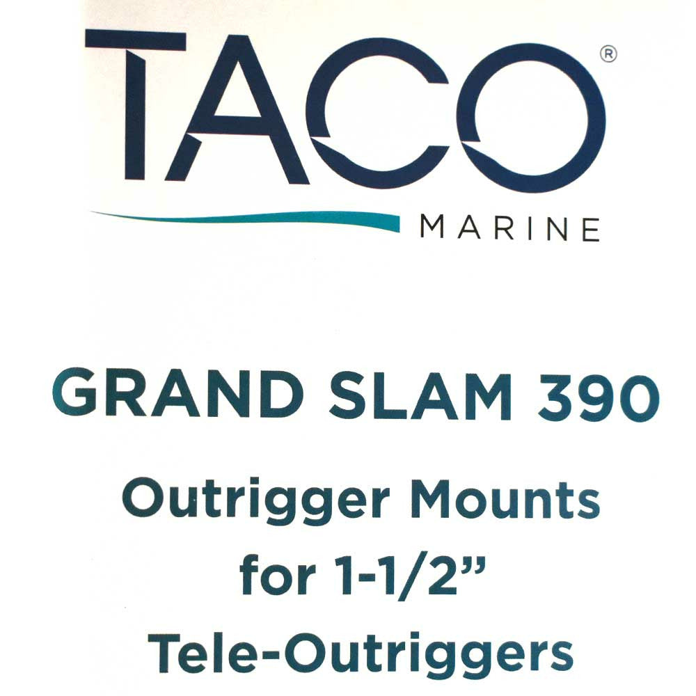 Pair TACO Marine Grand Slam GS390 Mount 1-1/2" Outriggers GS-390 A5154