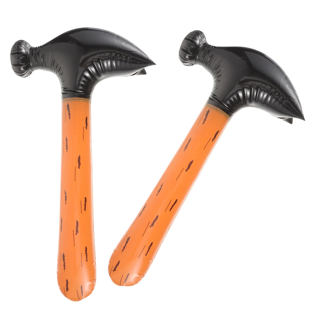 2 Pcs Inflatable Hammer Toy Pvc T563342