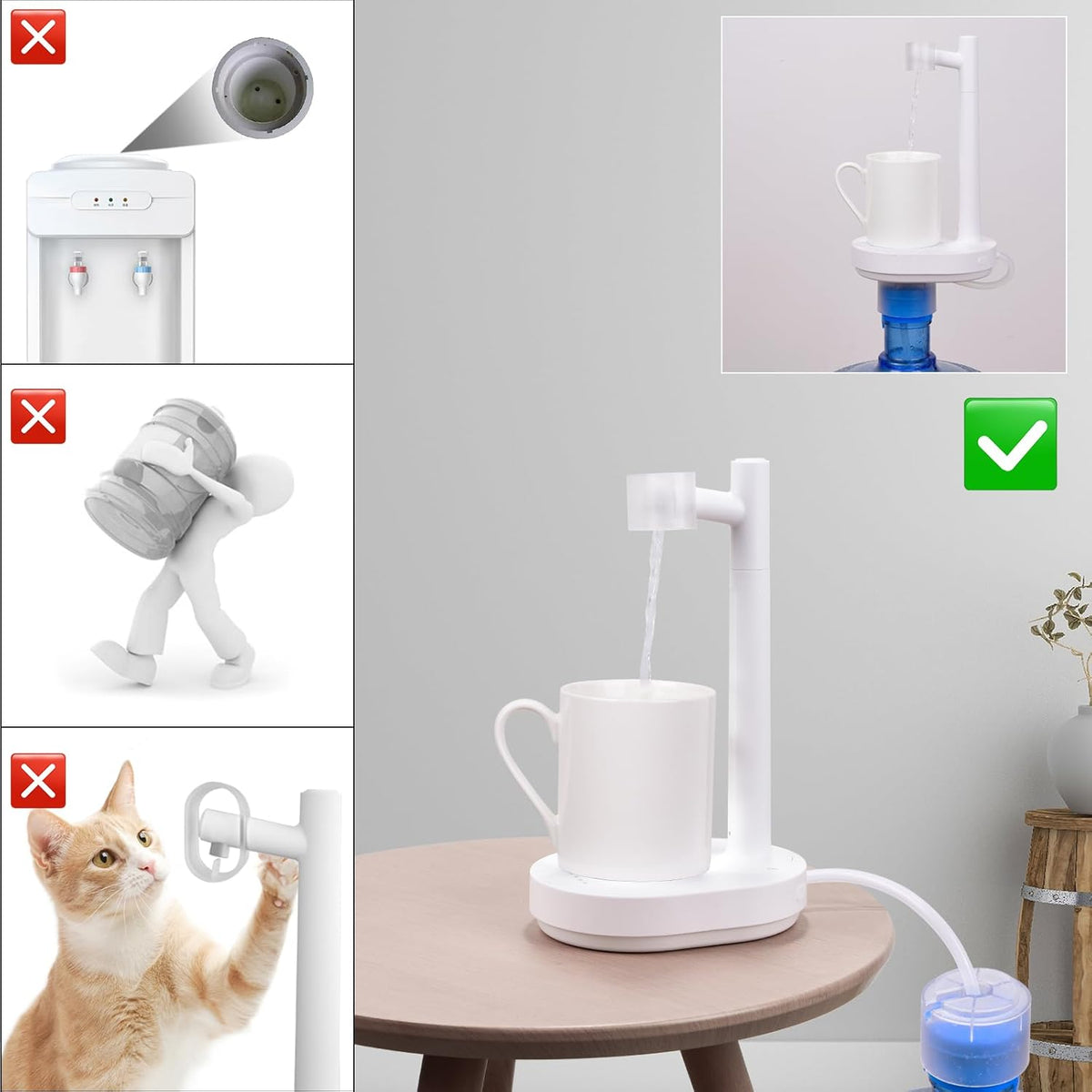 Intelligent Automatic Water Pump for Universal Bottle L74832