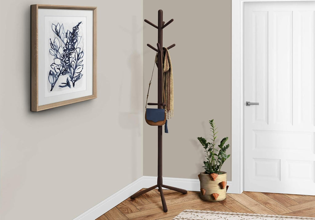 Contemporary Solid Wood Coat Rack J4642