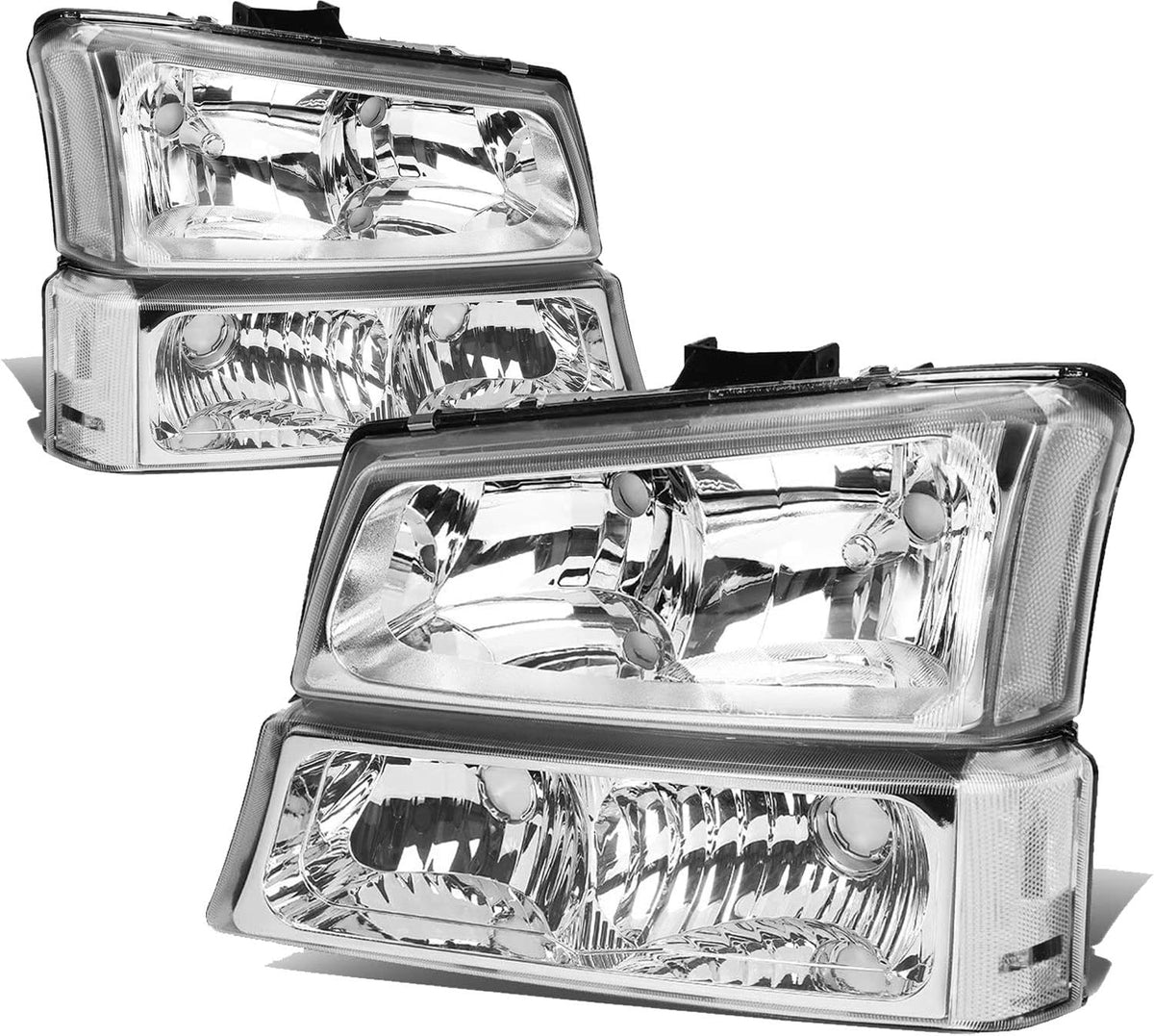 Black Housing Headlight Assembly Pack of 2 W92289