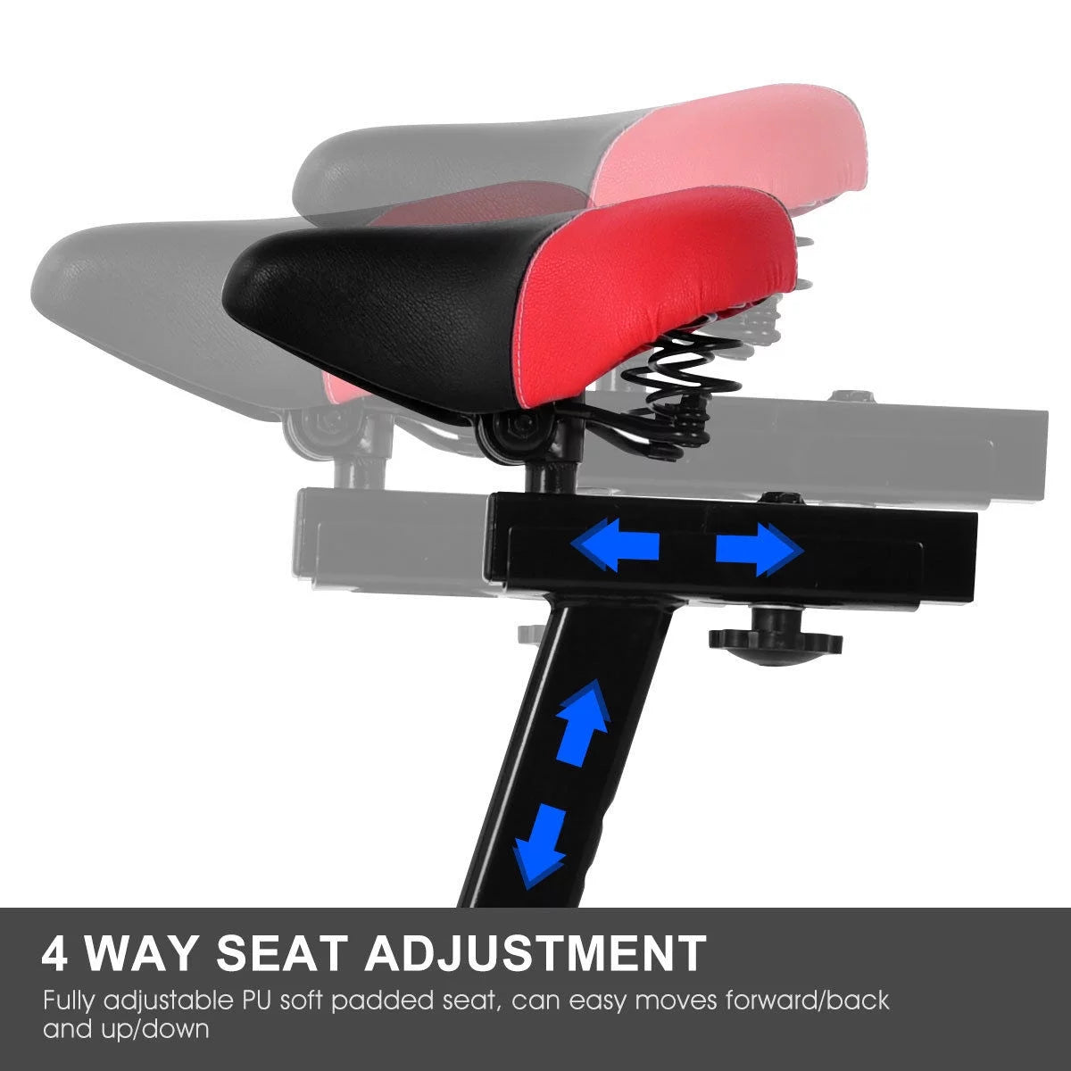 Adjustable Exercise Bike with 18lb Flywheel B603