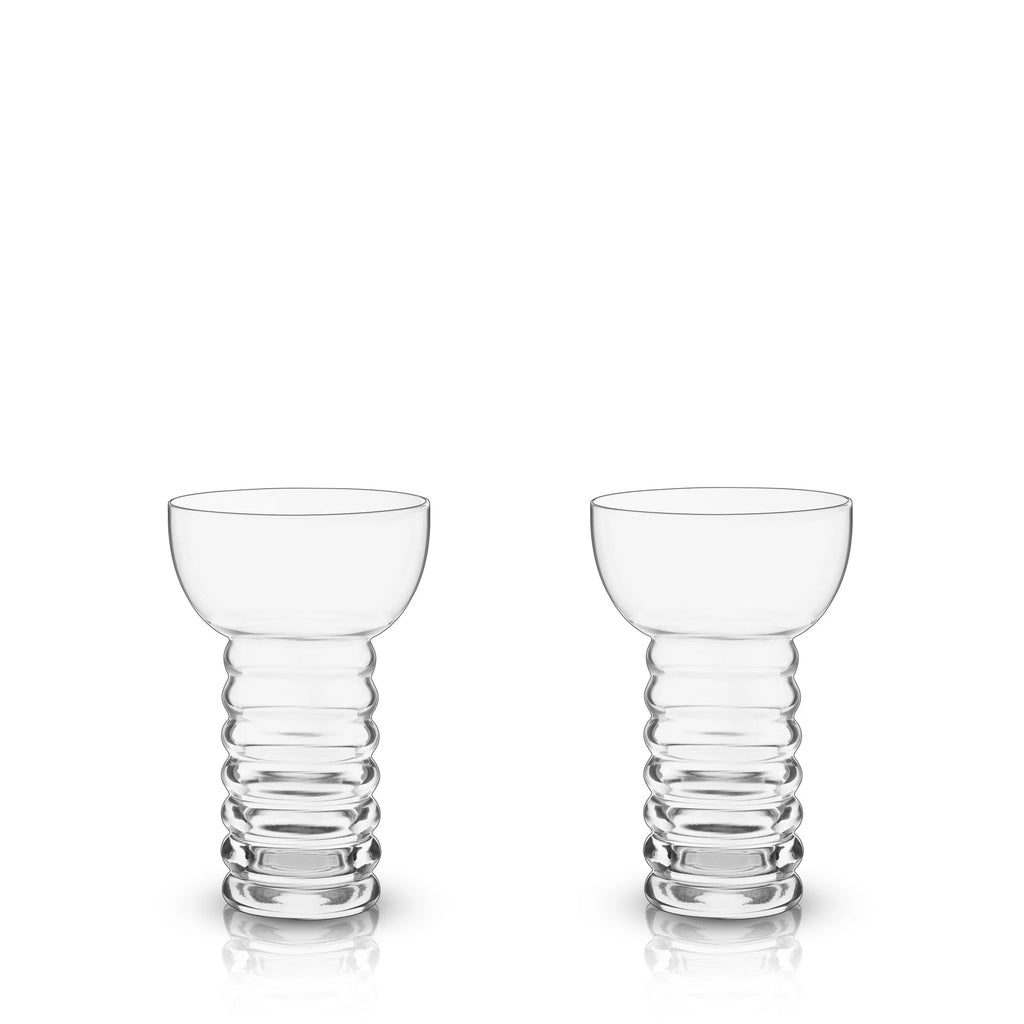 Crystal Tiki Cocktail Glasses Y453