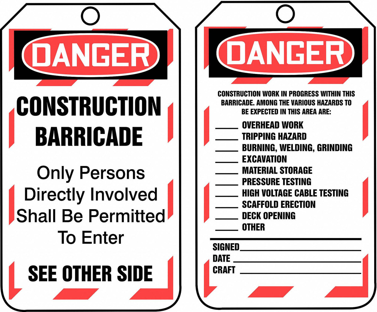 Barricade Tag B712