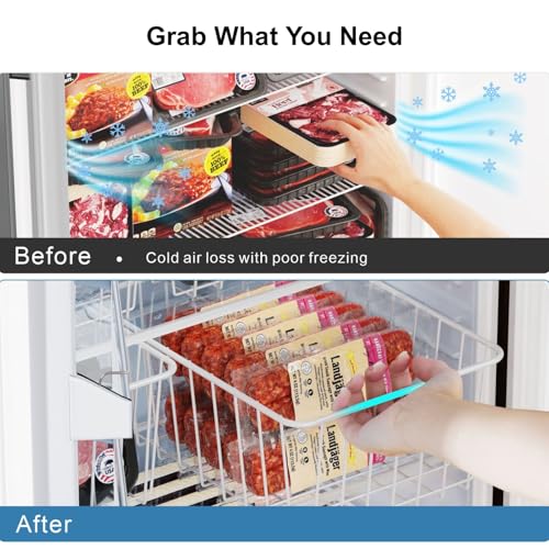 White 4 Pack Small Wire Freezer Baskets I706943