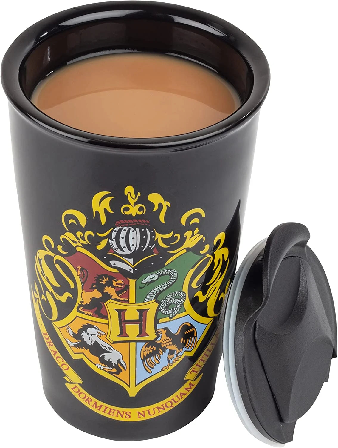 Black Ceramic Travel Mug I115501