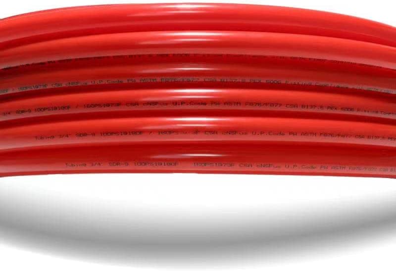Red 1/2 Inch 200 Ft Pex-b Pipe with Pipe Cutter Z195