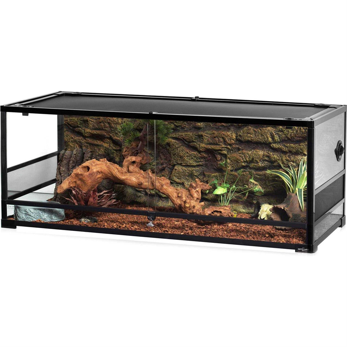 Glass Reptile Terrarium with Sliding Doors L63493