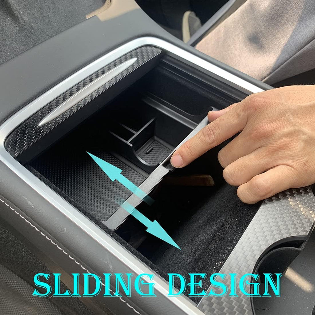 Center Console Organizer Tray Storage Box ABS Material 3PCS Pack of 2 J54510