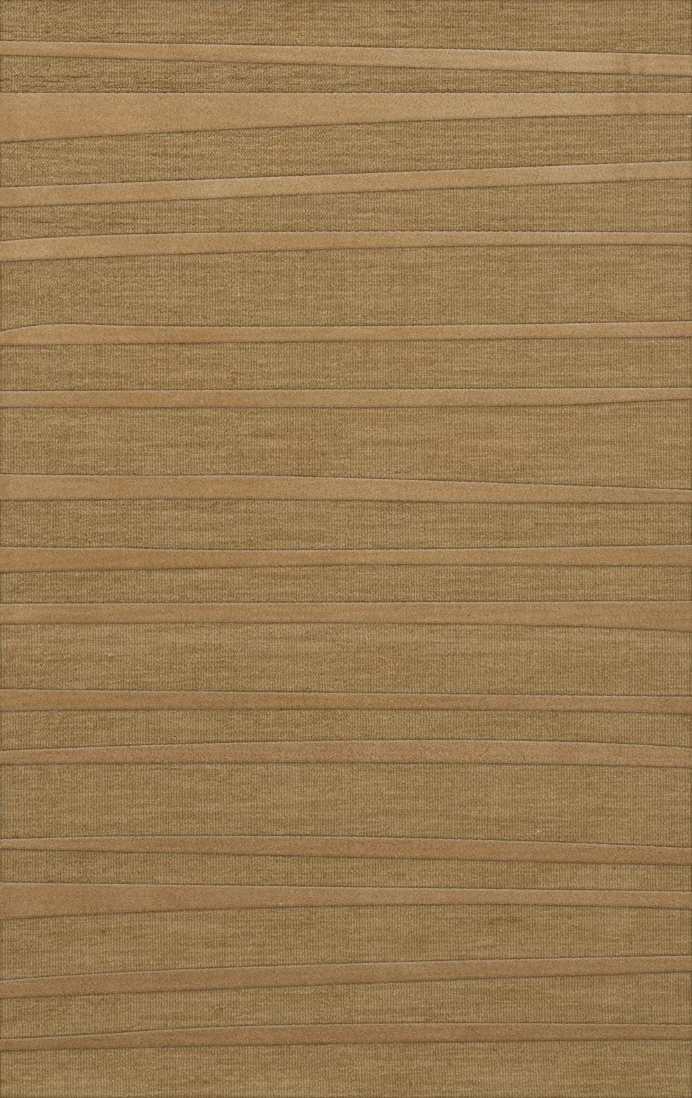 Wheat Stripes Lines 9' x 12' Rectangle Area Rug H8415
