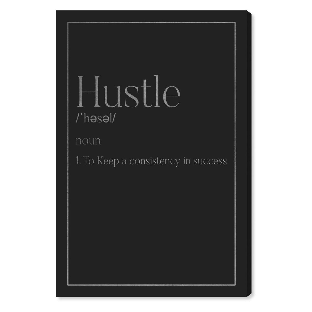 Silver Canvas Art, 30W x 45H, Black B45968