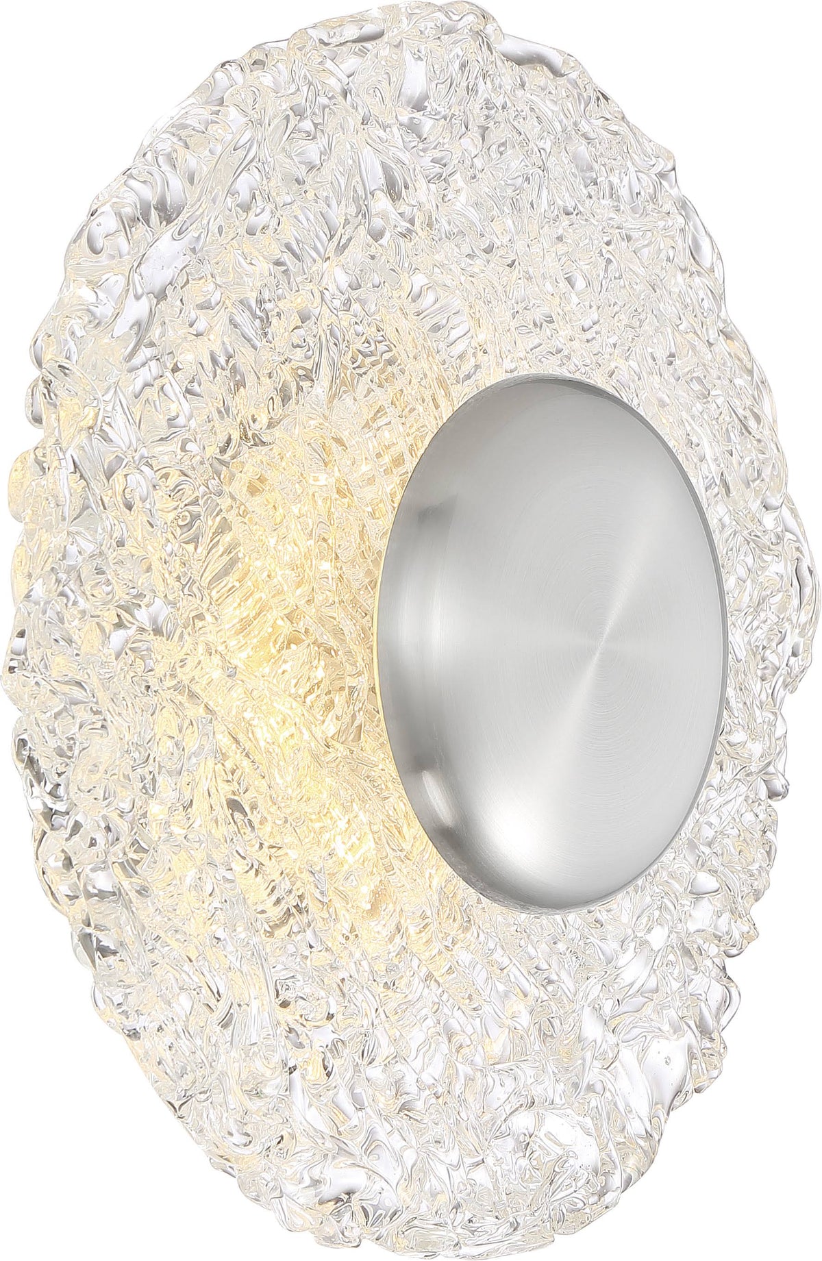 Polished Nickel LED Round Flush V424