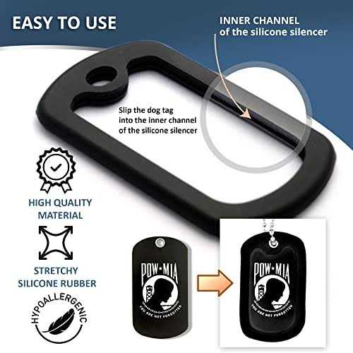 Silicone Rubber Dog Tag Silencer J382
