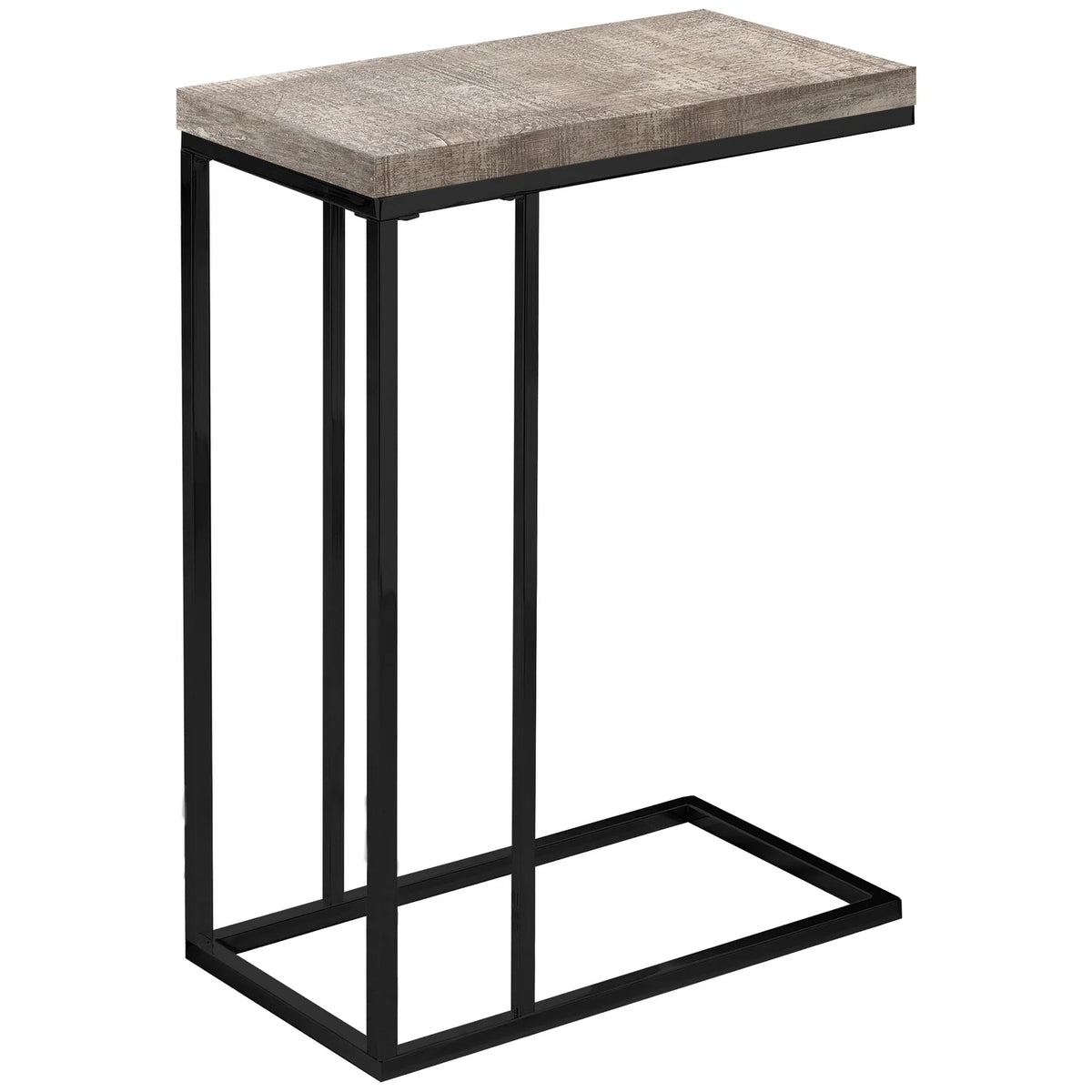 C-shaped Metal Accent Table T612112