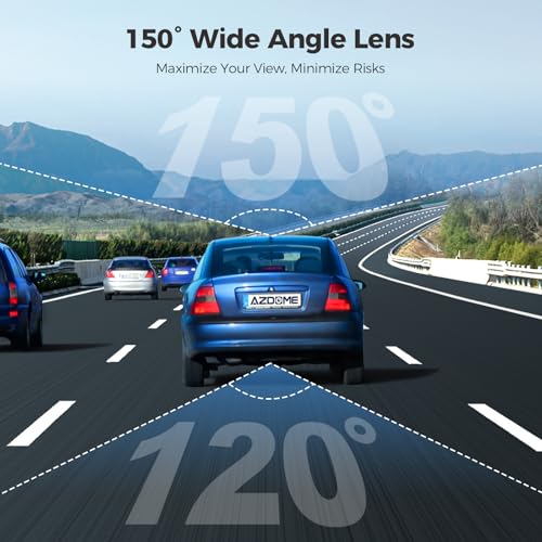 Dual Dash Cam Front and Rear with 64GB Card K755