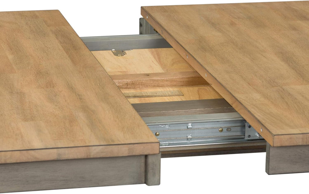 Gray 7 Piece Trestle Table Set O809150