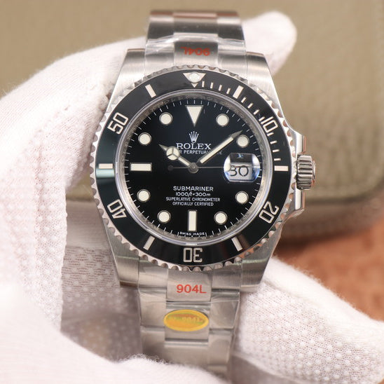 Black 40mm Watch W308