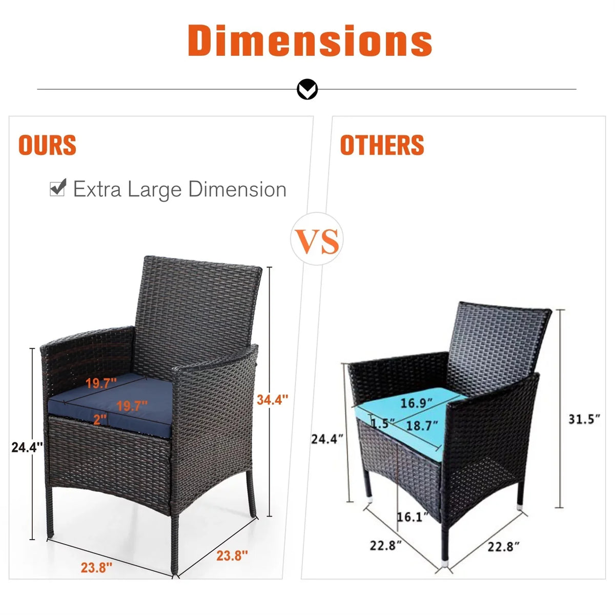 9-Piece Outdoor Patio Dining Set with Extendable Table and 8 Rattan Chairs U215745