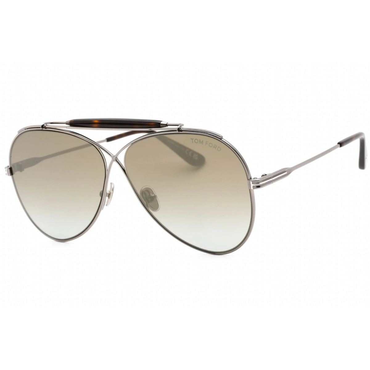 Brown Gradient Pilot Sunglasses X605610