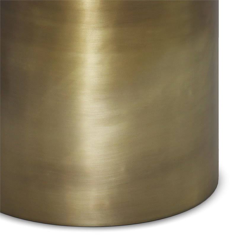 Antique Gold Metal Side Table T442