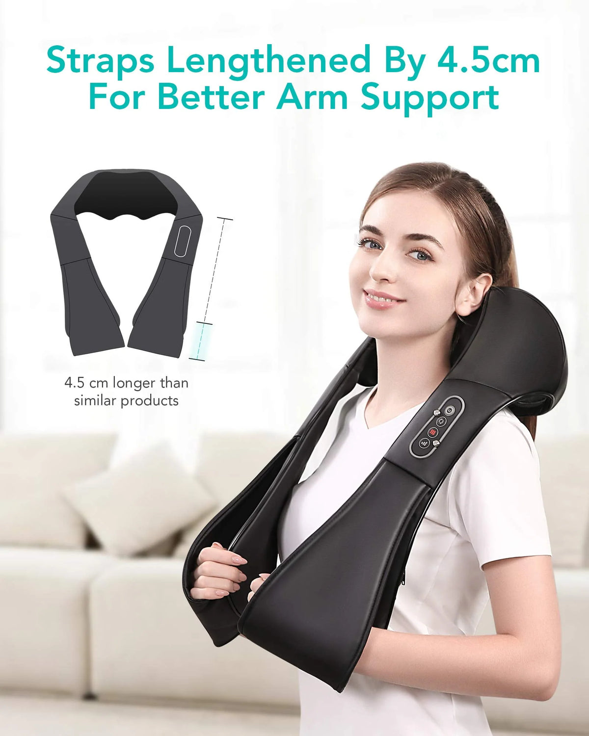 Shiatsu Back and Neck Massager with Heat U9209