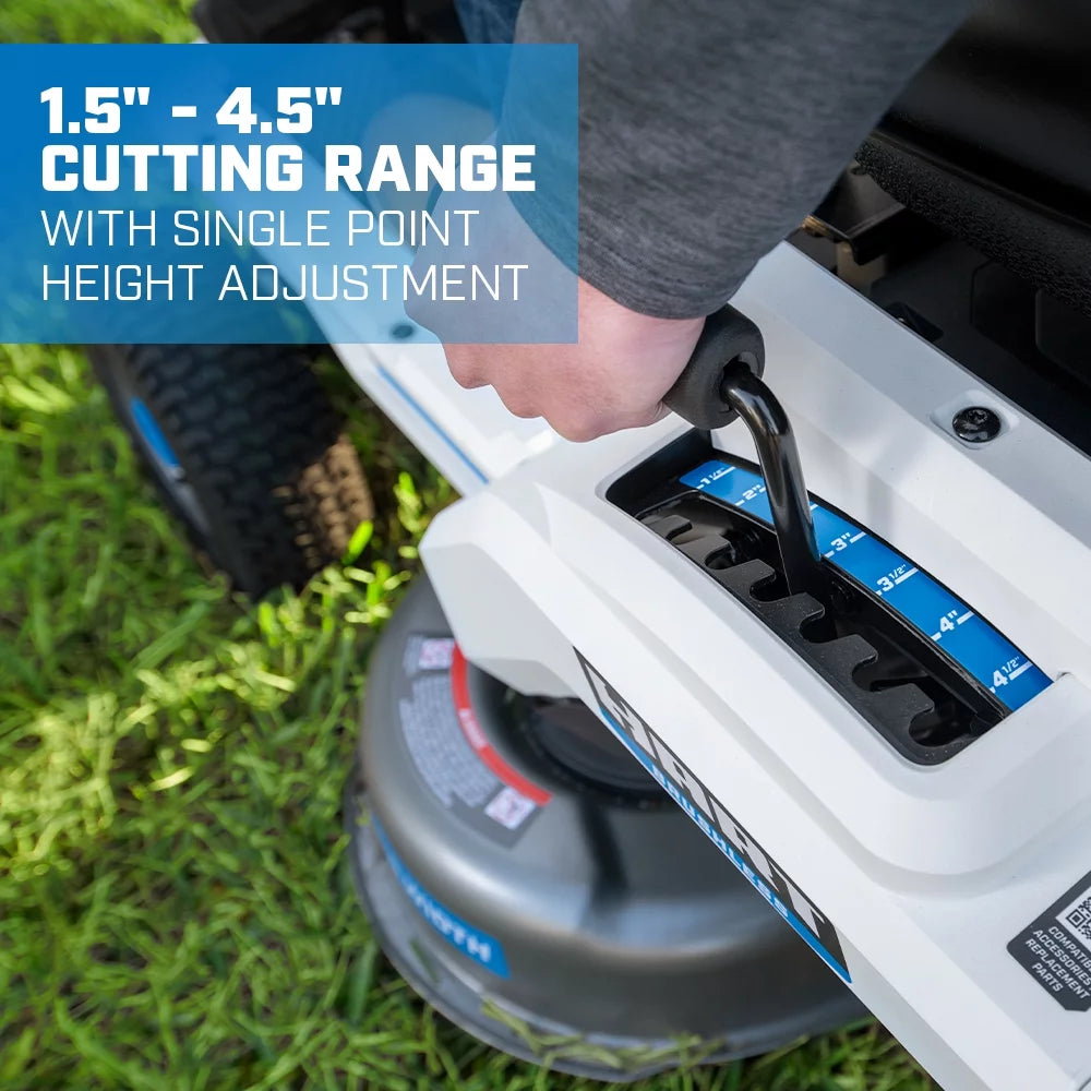 80-Volt 30-inch Deck Lithium-Ion Riding Lawn Mower Kit K134800