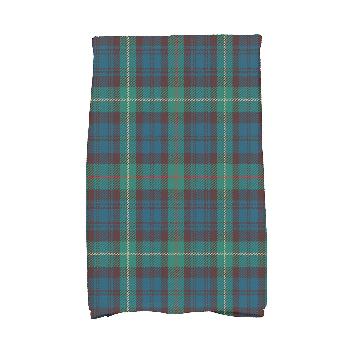 Navy Blue Tartan Plaid Kitchen Towel S16925