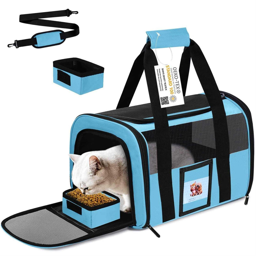 Cat Dog Pet Carrier Airline Approved I9897