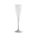 Champagne Flutes 5 oz. Clear Plastic 10/Pack V240594