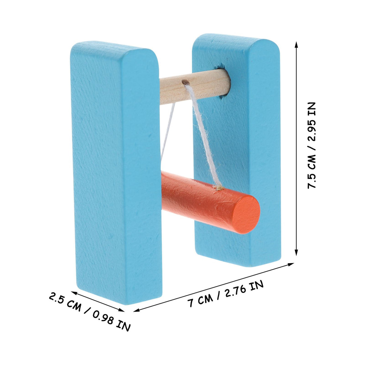 1 Set of Wooden Dominoes Blocks Building Toy X471090
