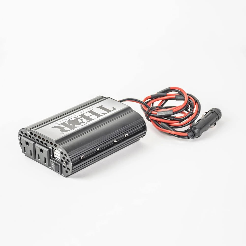 Grey Car Desk with Built-in Power Inverter R7342