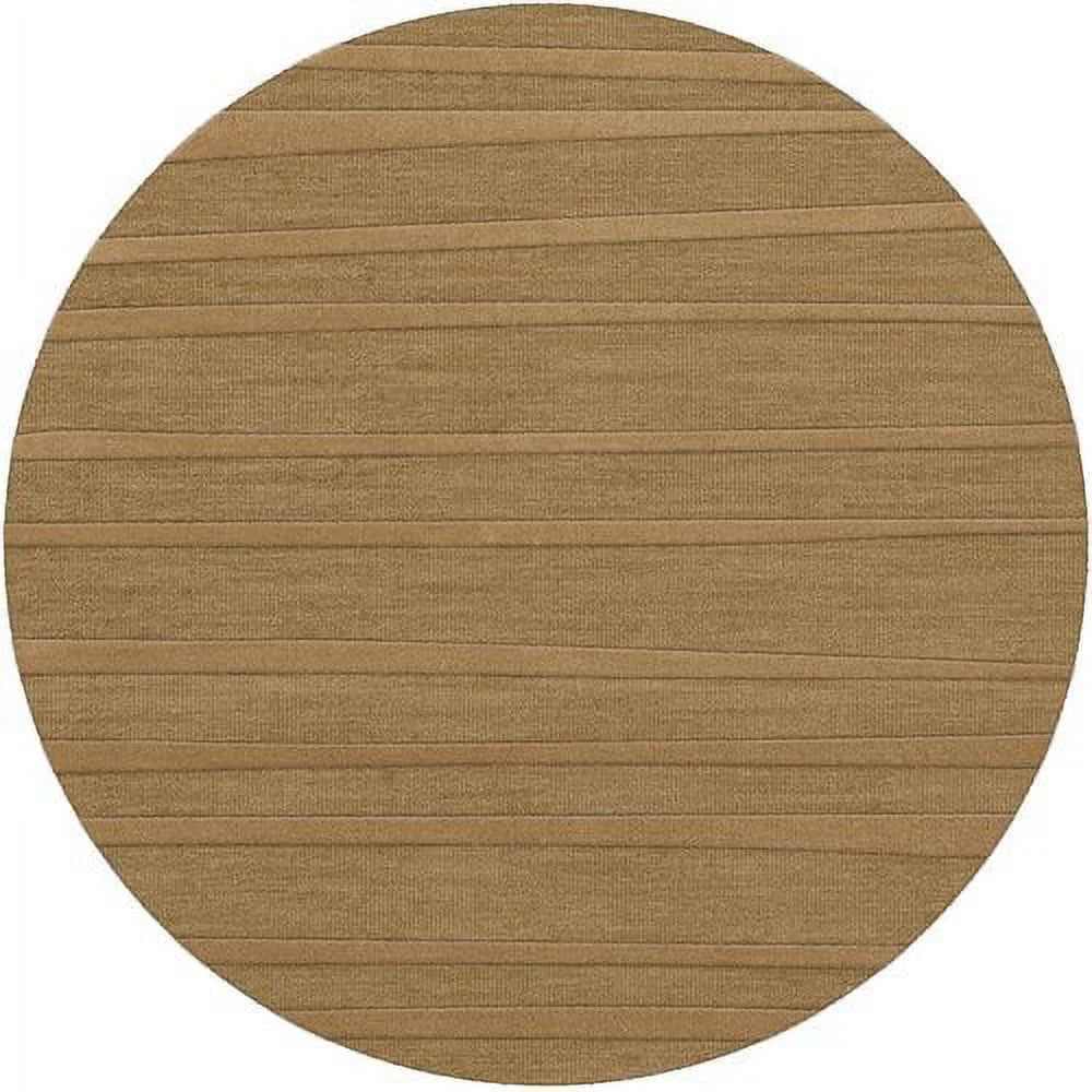 Wheat Stripes Lines 9' x 12' Rectangle Area Rug H8415