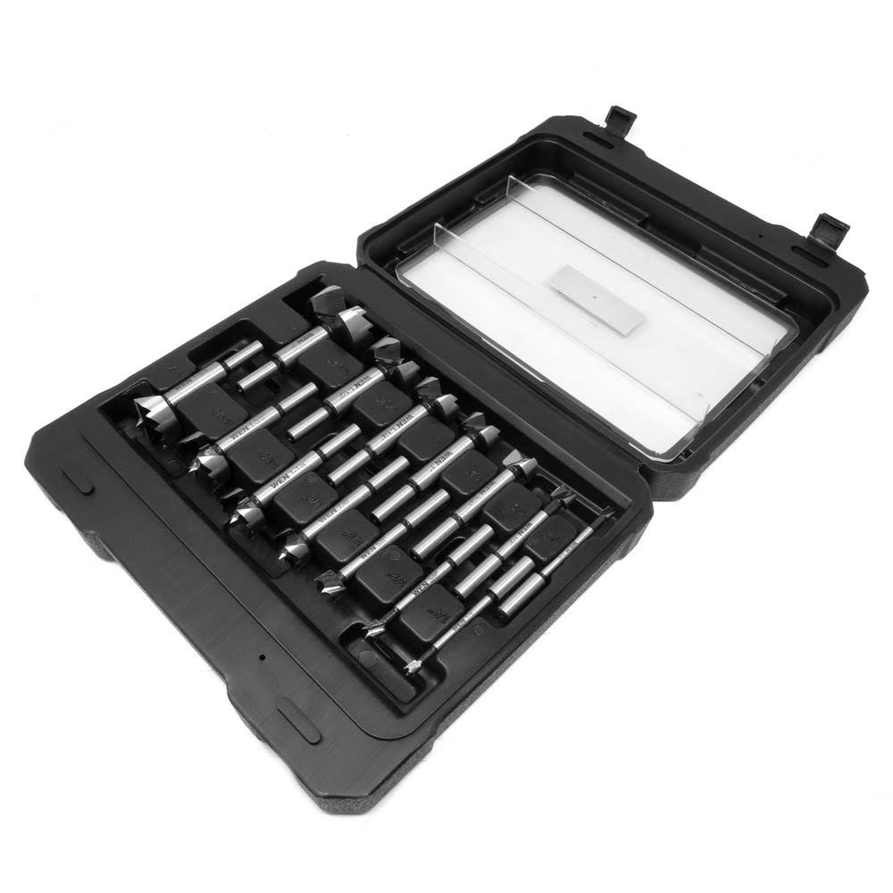 14-Piece Forstner Bit Set with Carrying Case J254377