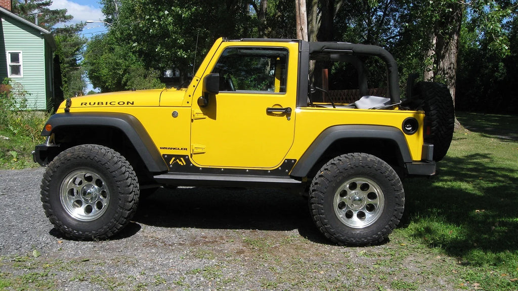 Rock Sliders Bare Steel K7426