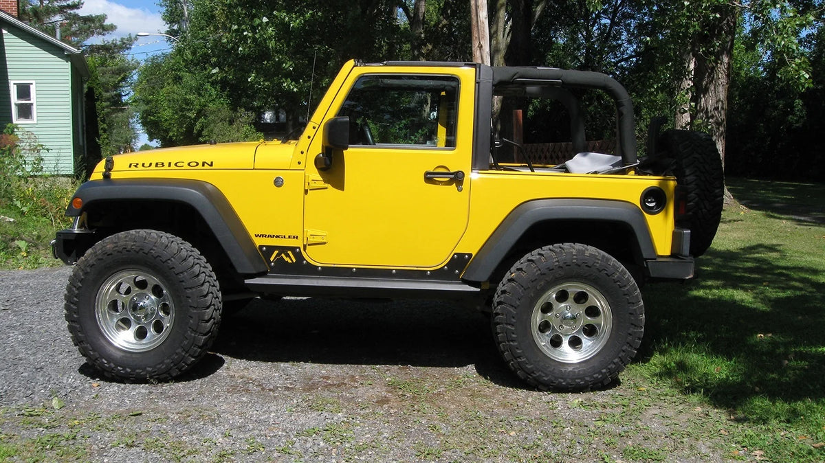 Rock Sliders Bare Steel K7426