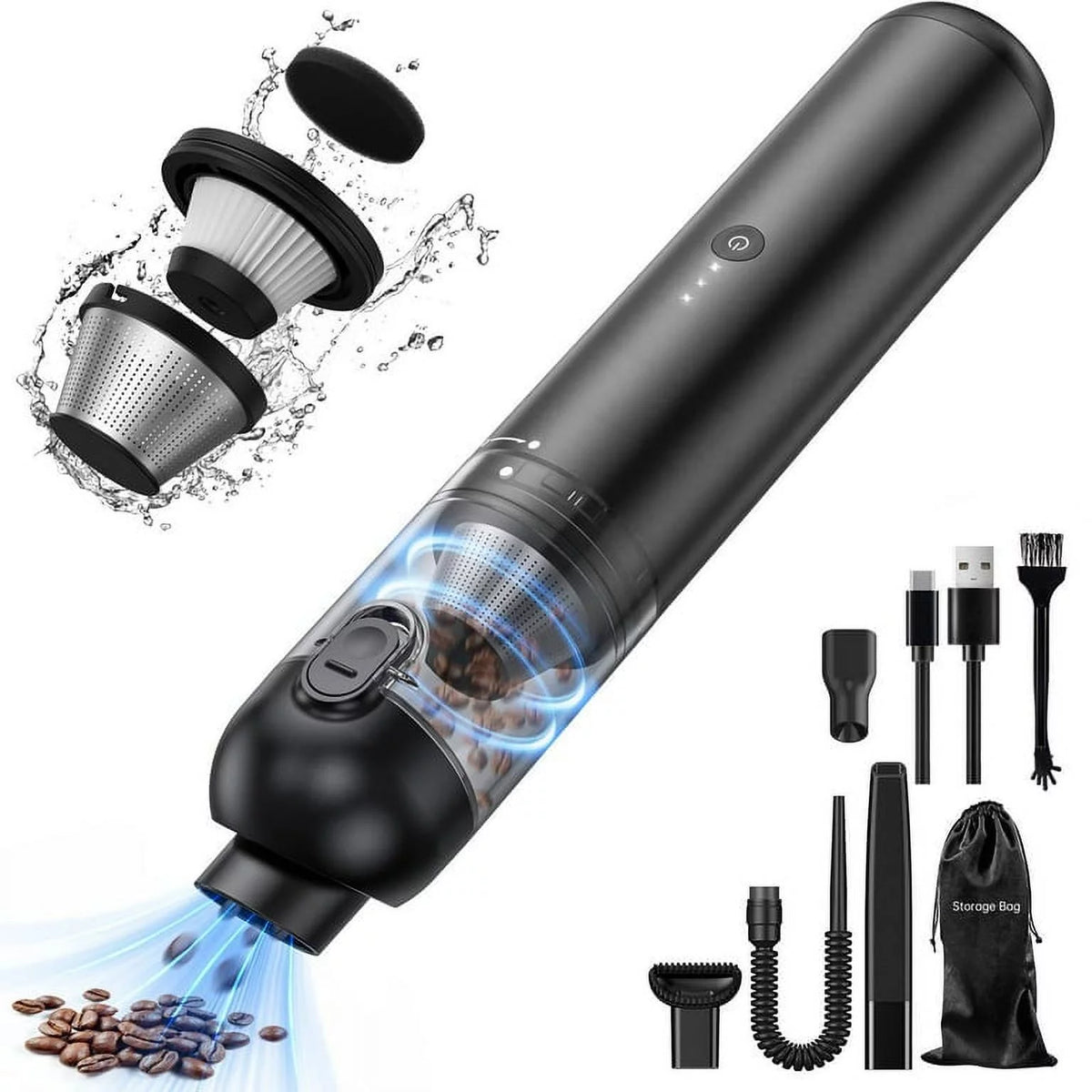 Cordless Handheld Vacuum 16KPA Portable I45506