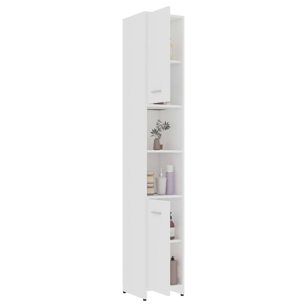 Gray Chipboard Bathroom Cabinet C252