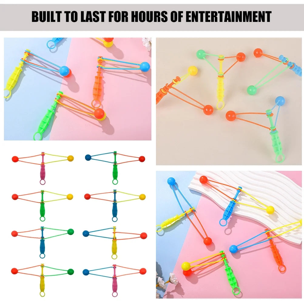 30 Pcs Plastic Hand Cranked Bumper Ball Toy Noisemakers D408