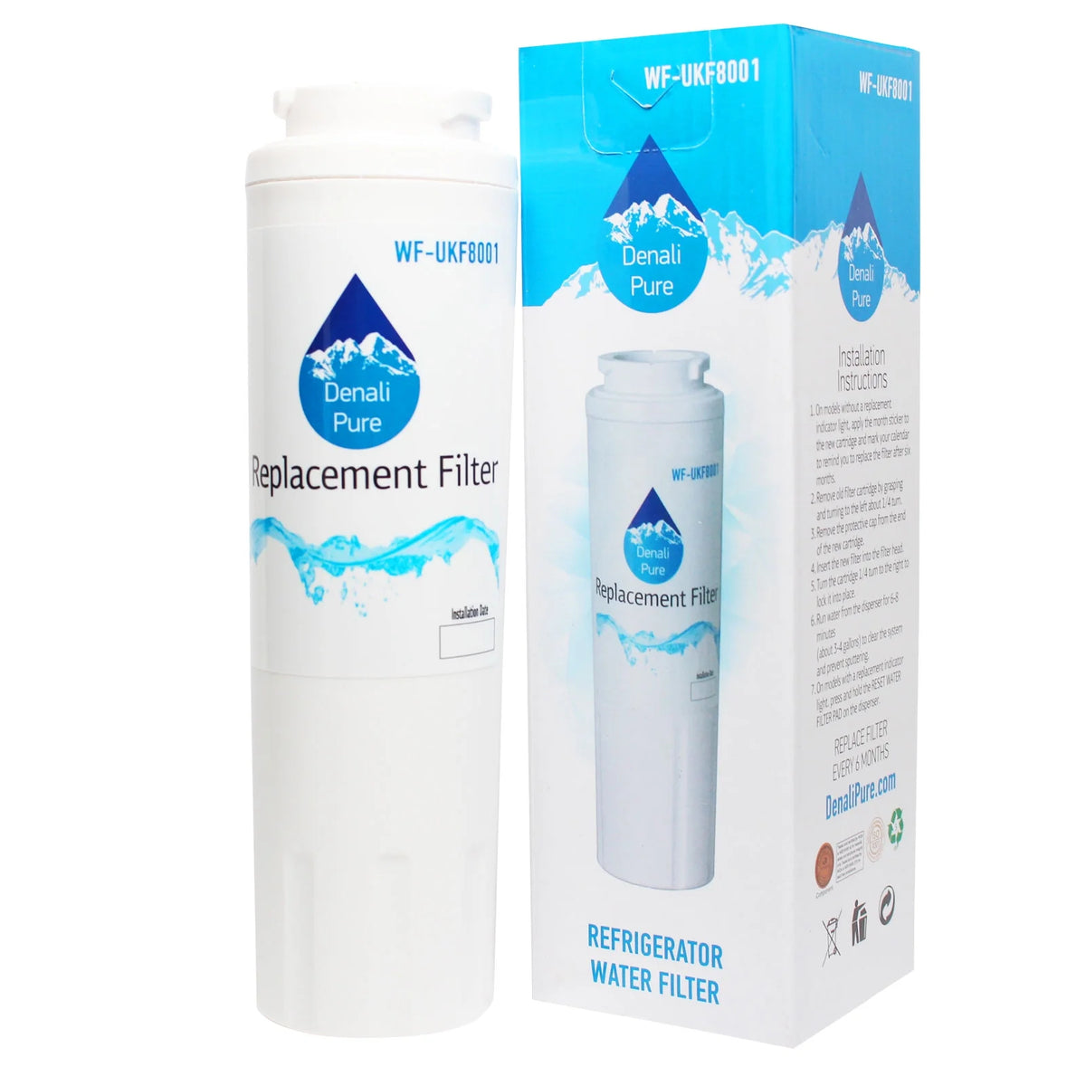 5-Pack Replacement Refrigerator Water Filter Cartridge F96887