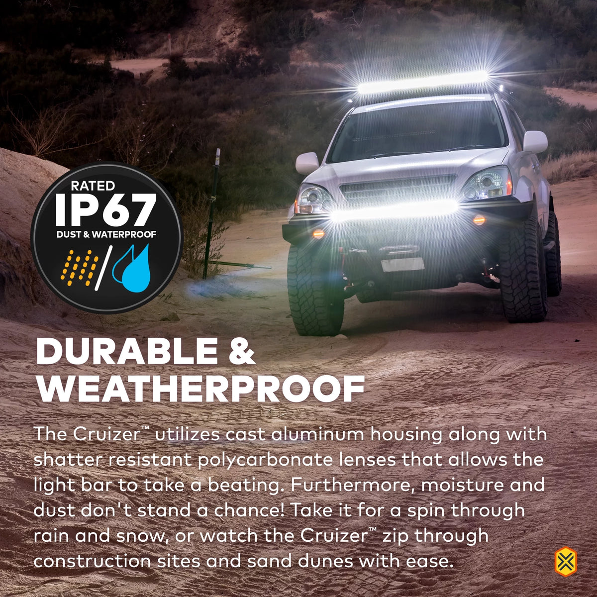 36" 234W LED Flood Spot Combo IP67 I5562