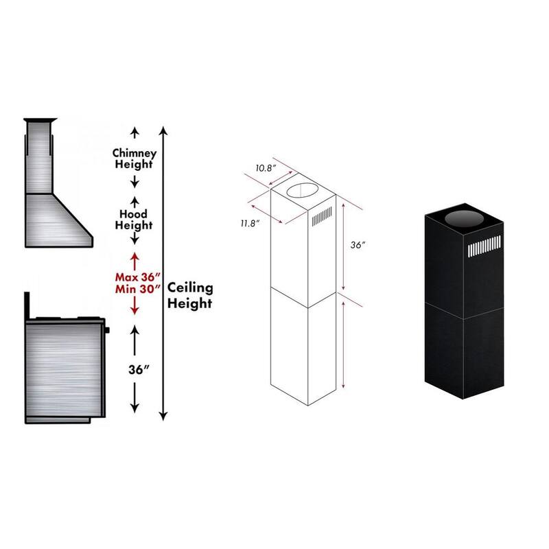 Chimney Extensions for 10 ft. to 12 ft. Ceilings T339513