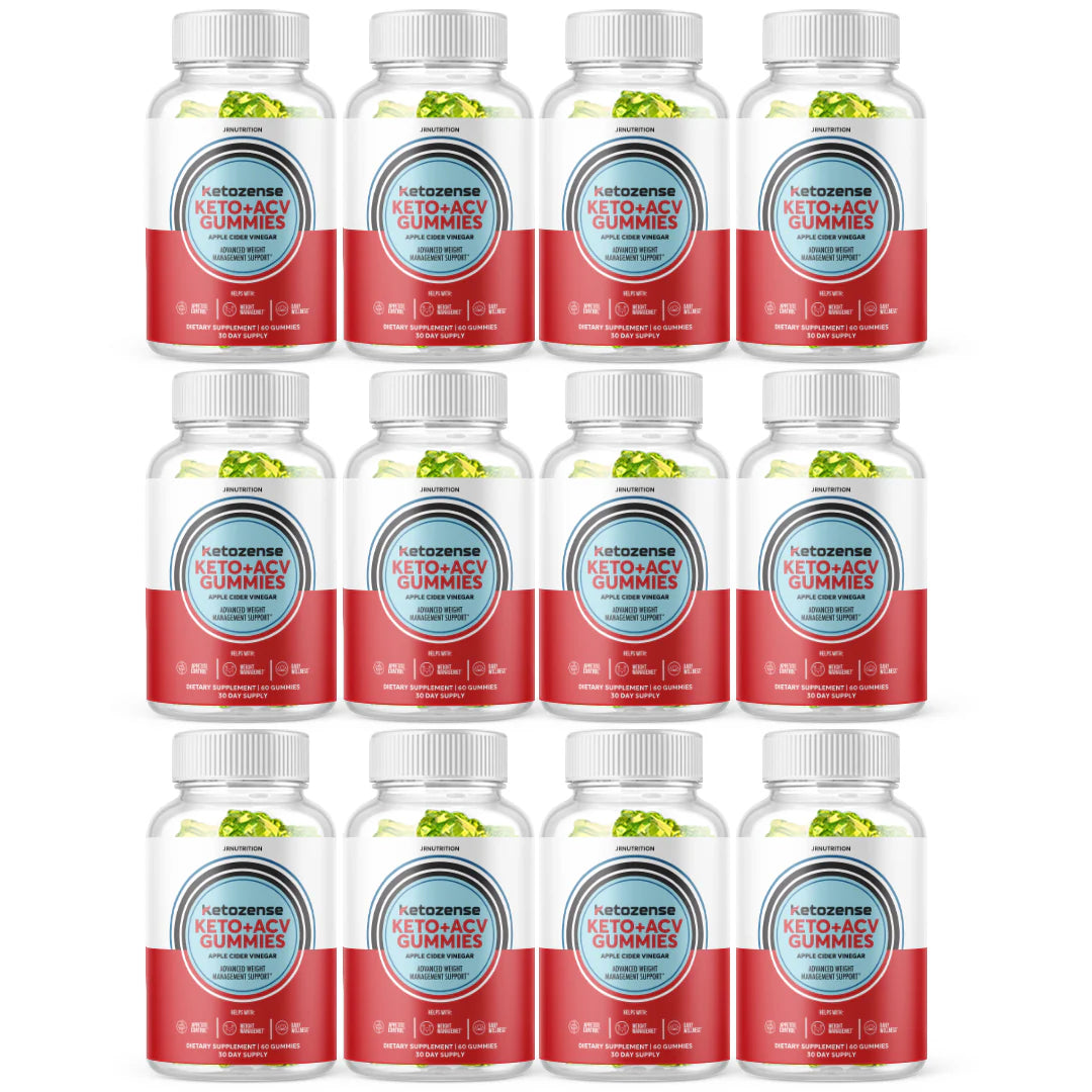 Keto ACV 1000mg Gummies 12 Bottles O747