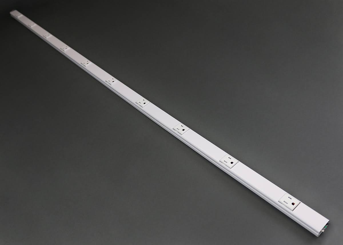 Black Tamper-Resistant Multi-Outlet Strip 6 Foot J235