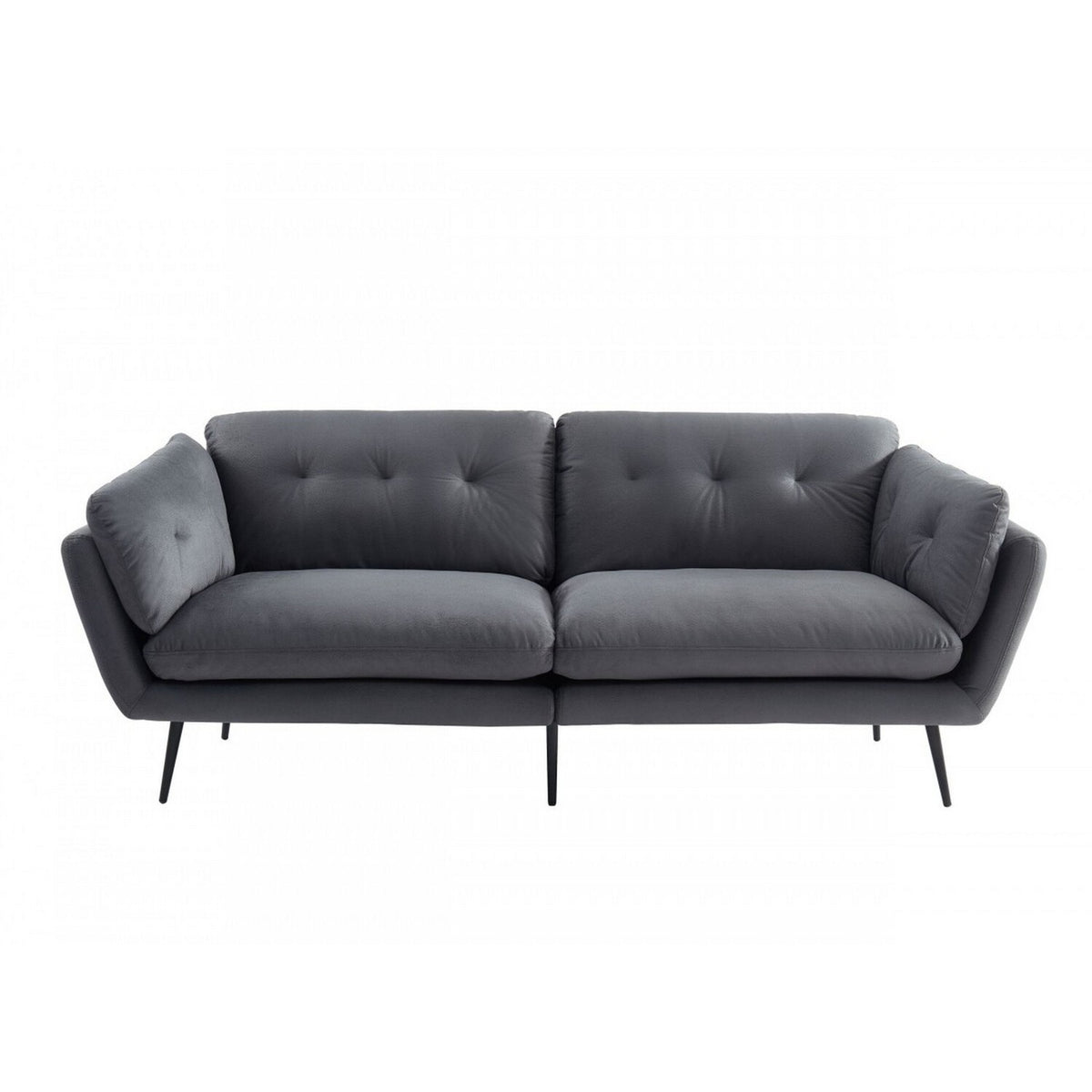 Dark Gray Fabric Upholstered Sofa D31077