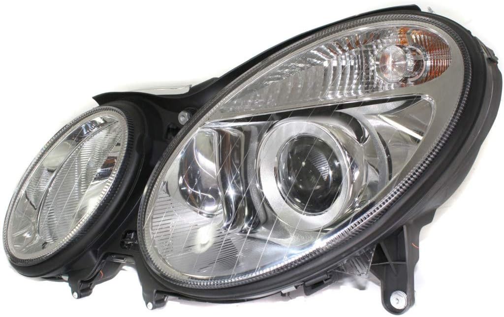 Headlight Assembly Pair Halogen for Mercedes-Benz E-Class 2003 2006 U81936
