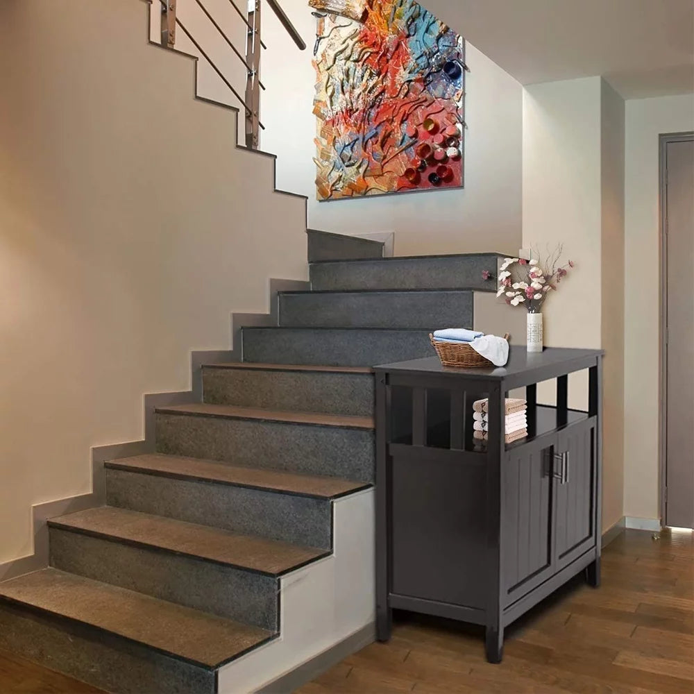 Buffet Cabinet with 2 Doors and Adjustable Shelf P76998