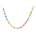 6' Multicolor Wool Pom Pom Garland D333685