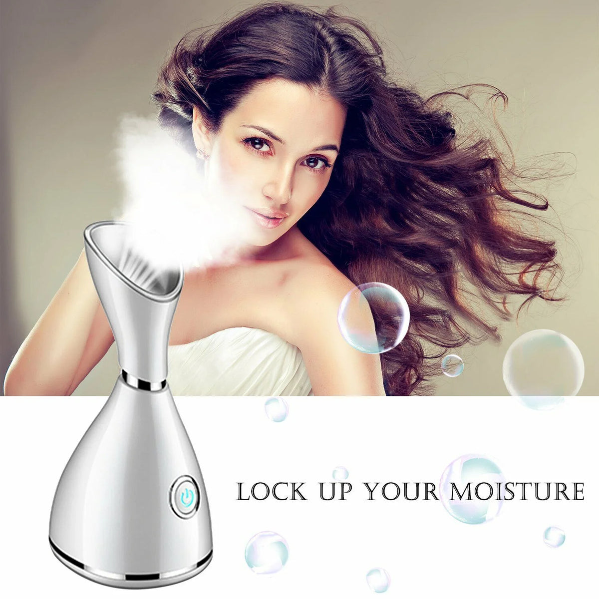 Warm Mist Facial Steamer with Acne Needle E8006