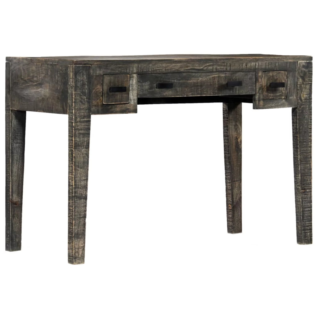 Black Solid Mango Wood Desk V701